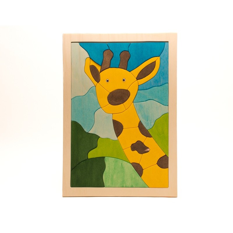 Holzpuzzle Giraffe
