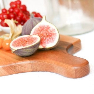 Rüstbrett versch. Holzarten mit Holzgriff