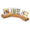 Spielkartenhalter Buche