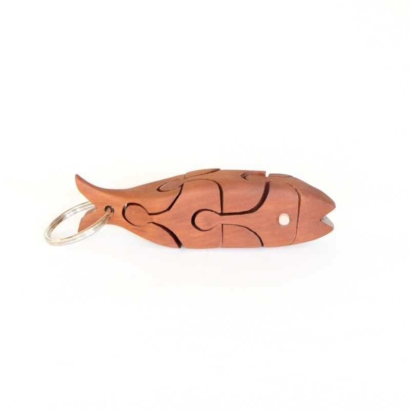 Schlüsselanhänger Fisch 3D