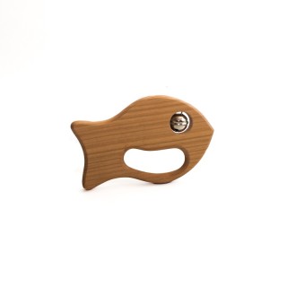 Rasselfisch für Babys mit Gravur