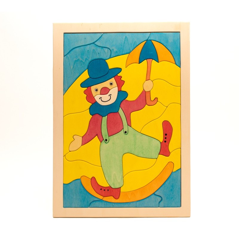 Holzpuzzle Clown