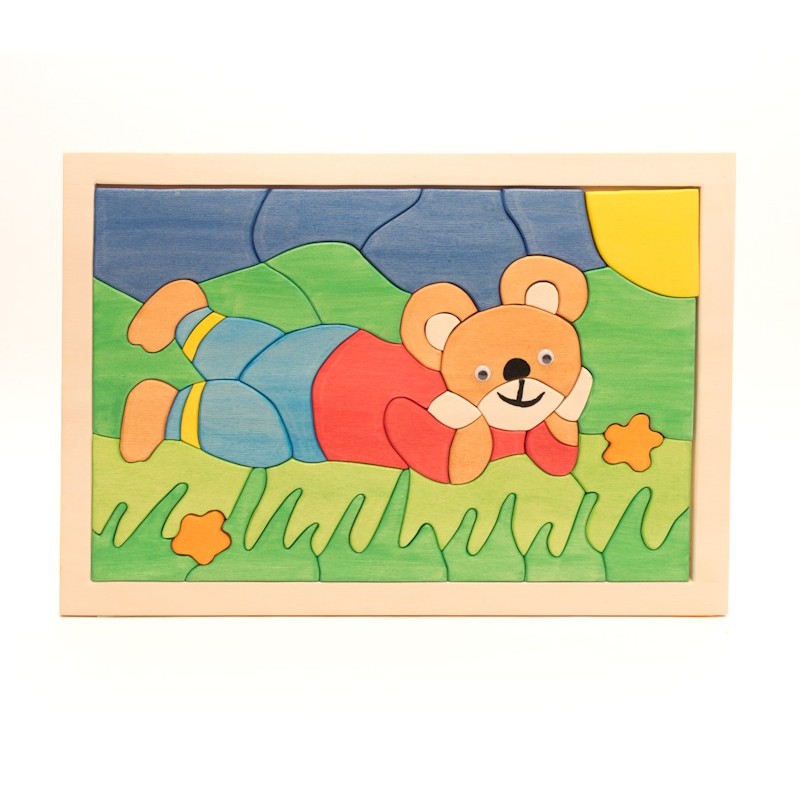 Holzpuzzle Bär